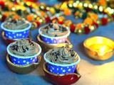 Eggless Choco lava cupcakes