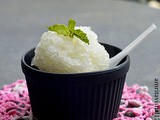 Lychee lemon Sorbet