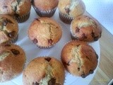 Banana and chocolate chip muffins