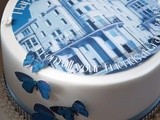 Butterfly birthday cake