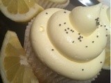 Lemon and poppy seed cupcakes....twice