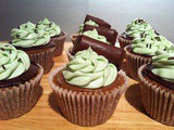 Mint choc chip cupcakes