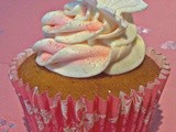 Pretty pink vanilla cupcakes