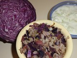 Purple Cabbage rice