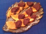 Candied Orange Slices Dipped in Dark Chocolate
