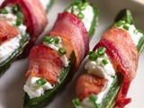 More Super Bowl Specials: Goat Cheese Stuffed Jalapenos Wrapped in Bacon