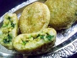 Chicken Stuffed Aloo Pattice