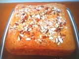 Eggless Almond Carrot Cake