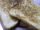 Hot Chocolate Coffee With Buttered Caramelized Sugar Toast