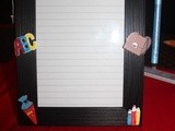 Craft: Message Board Picture Frame