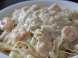 Creamy Shrimp Pasta with Creme Fraiche