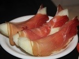 Easy Appetizer: Melon with Prosciutto