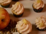 Apple Mini cupcake with an aromatic cardamom apple frosting