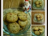 Fruit & Nut Eggless Cookies