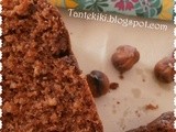 Σοκολατένιο κέικ με κανέλα, φουντούκια και σοκοπραλίνα
