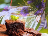 Brownies με καρύδια, χωρίς γλουτένη