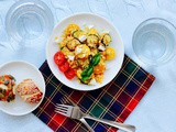 Couscous With Courgettes, Carrots and Feta Cheese