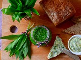 Medvědí česnek – jednoduché pesto a slané máslo