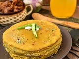 Pumpkin Parathas with Garlic Butter