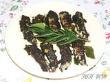 Sardine Fry With Green Pepper / Mathi Fry