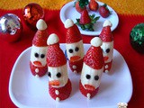 Strawberry Santa Hats