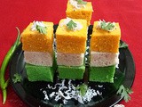 Tri Color Dhokla