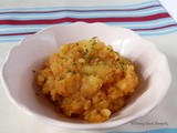 Mashed potatoes and patty pan squash #vegan