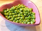 Steamed Peas with mint #vegan