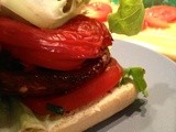 Vegan Burger with mushrooms – fat-free