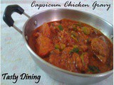 Capsicum Chicken Gravy