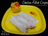 Chicken Filled Crepes