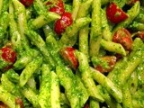 Basil Arugula Pesto with Toasted Pine Nuts