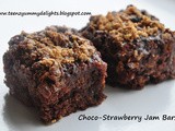 Choco-Strawberry Jam Bars