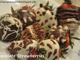 Chocolate Strawberries & Strawberry Smoothie (Re-posted)
