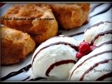 Fried Banana with Ice-cream