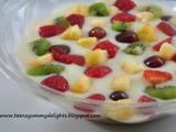 Fruit Salad with Custard