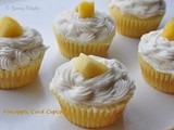 Pineapple Curd Cupcakes