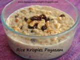 Rice Krispies Payasam