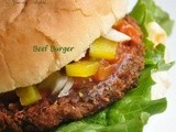 Saucy Beef Burger