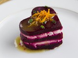 Beet and Goat Cheese Napoleon for Valentine’s Day