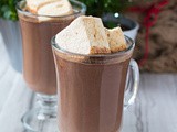 Gingerbread Hot Chocolate with Spiced Rum + a huge Giveaway
