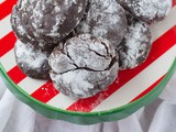 Gluten Free Chocolate Crinkle Cookies with Gingerbread