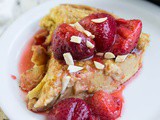 Gluten Free Dutch Baby with Roasted Strawberries