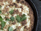 Grain Free “Cornbread” With Roasted Chilies and Goat Cheese