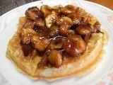 Bananas Foster for Belgian Waffles