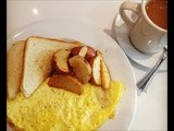 Breakfast at Phillips Seafood in Newark's Terminal a