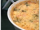 Cheesy Smoked Gouda, Broccoli and Tomato Risotto Bake