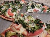 Garden Fresh Broccoli Pizza {gluten free}