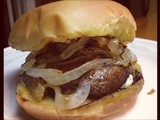 Grilled Ubu Ale Portobello Mushroom Burger