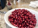 Homemade Pomegranate Simple Syrup